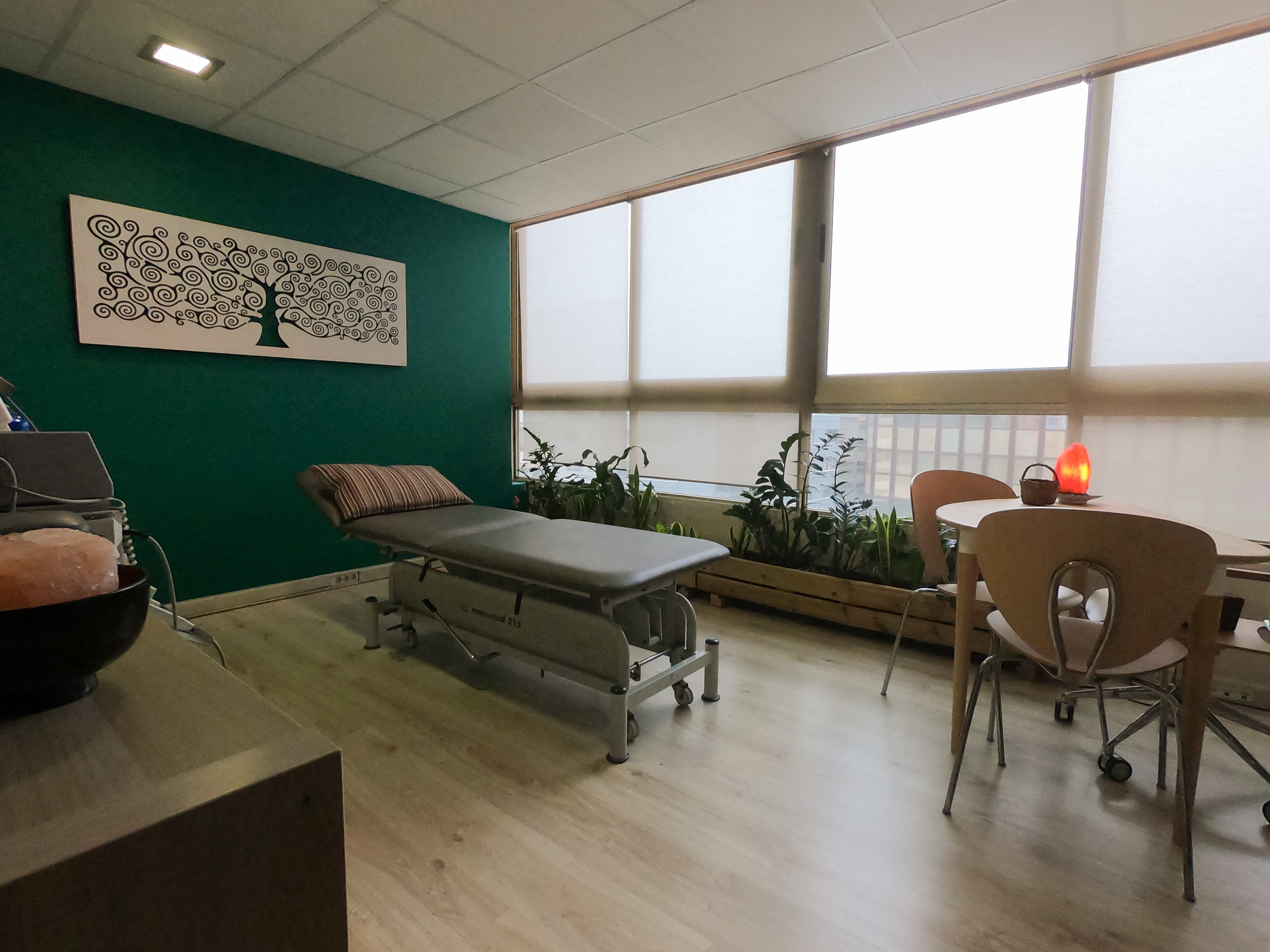 Fotografía de nuestra sala de fisioterapia. Clínica Laurisilva